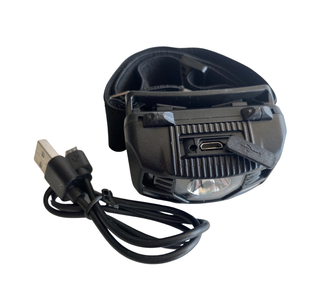 Stirnlampe 4 Anschluss und Kabel LED-Sensor-Stirnlampe für Trailrunning oder Wandern