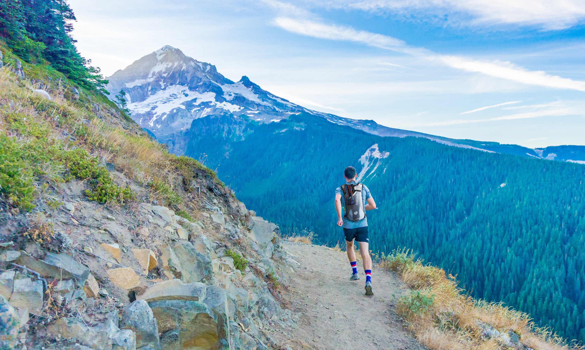 Trailrunner auf Bergpfad