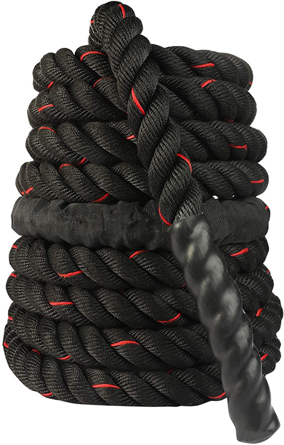 battle rope aufgerollt